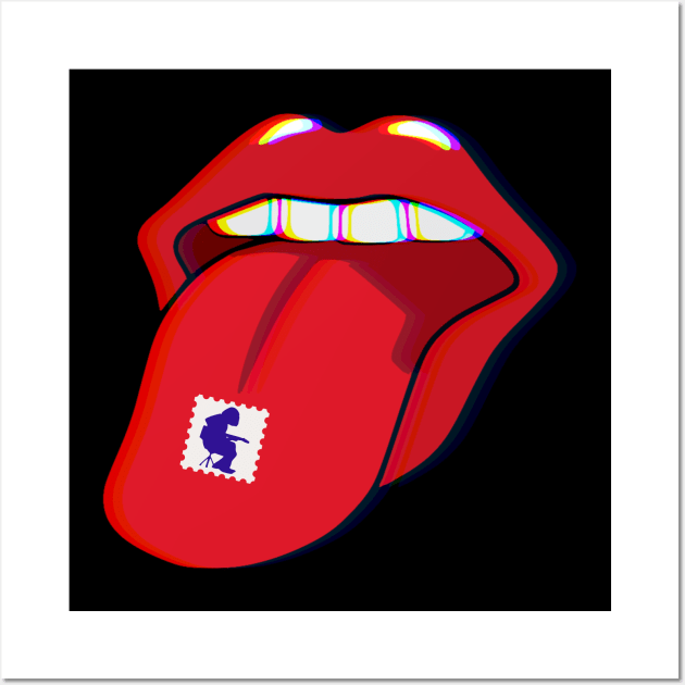 Widespread Panic Houser Acid Trippy Tongue Wall Art by GypsyBluegrassDesigns